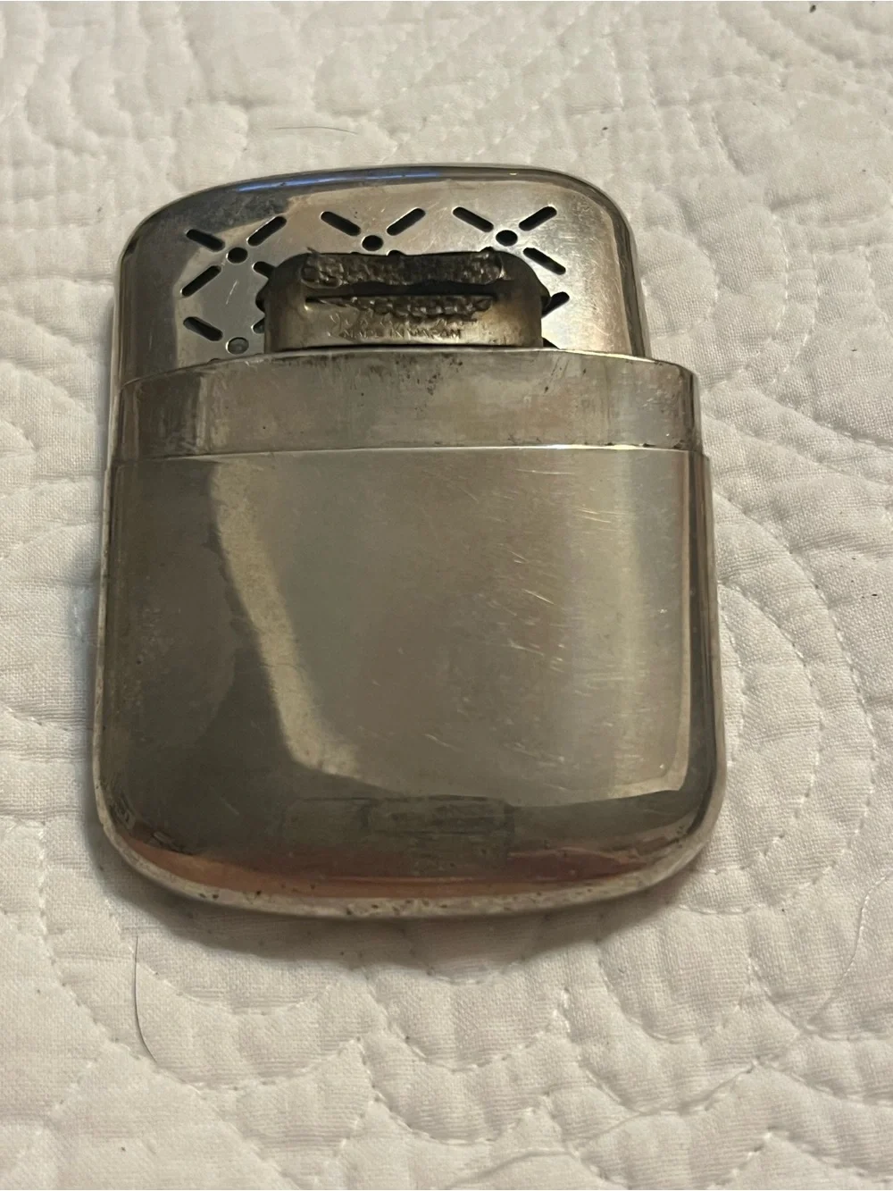 Vintage Silver Hand Warmer / Pocket Heater J. C. Higgins - Sears